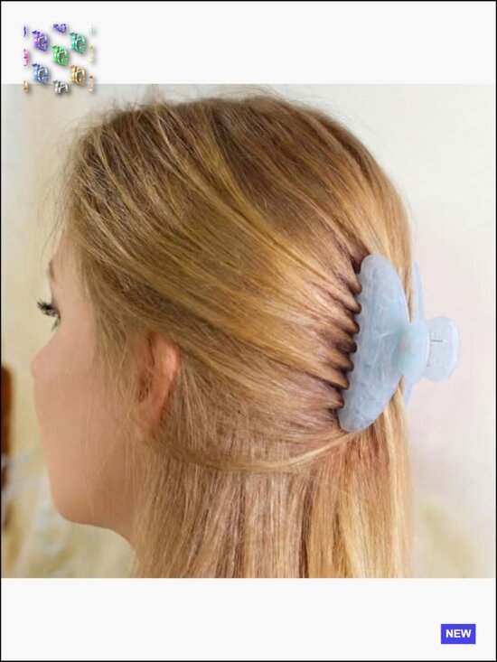 12 Pack Large Acrylic Hair Claw Clips Non-Slip Hold for Thick or Thin Hair
